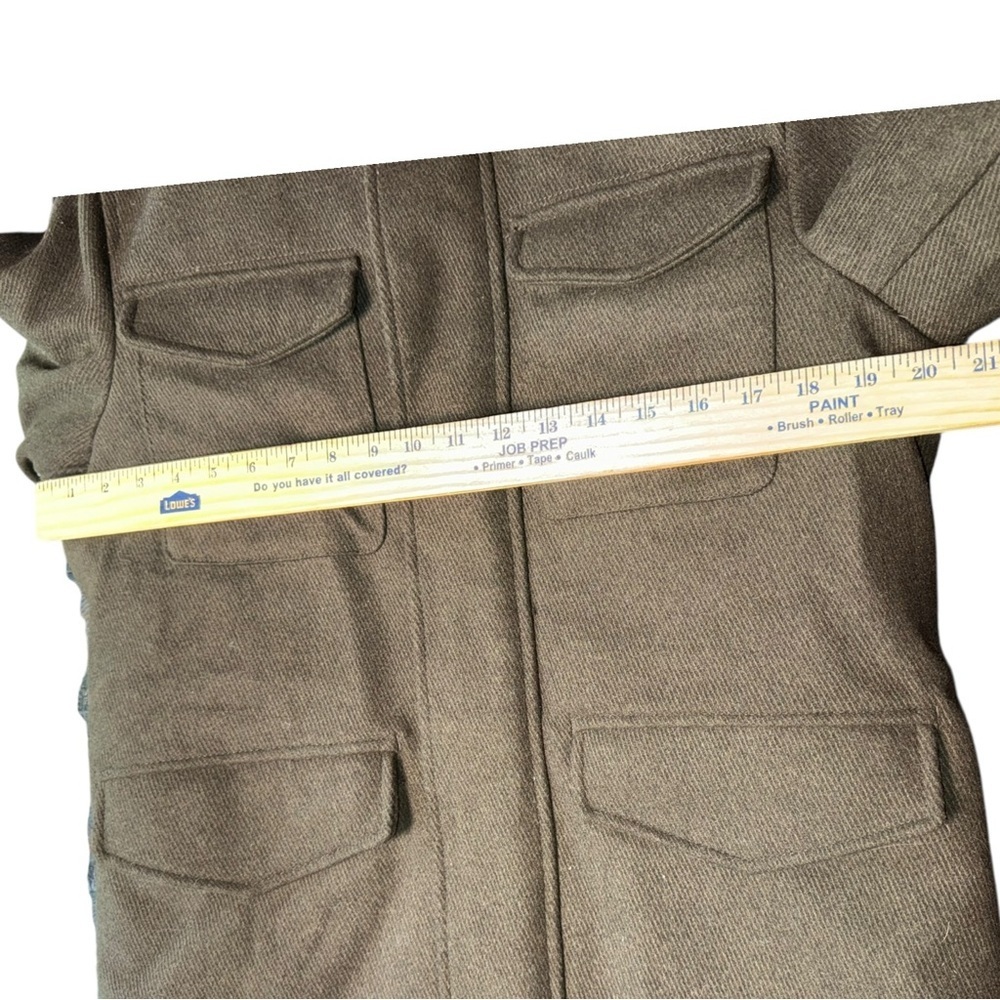 Mango Wool Sherpa Jacket Small - image 6